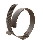 Beugel geïsoleerd Ubbink Aerfoam Ø160-180-200mm | Grijs