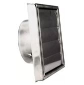 Buitenluchtrooster DEC D5 Ø150mm | Lamellenrooster | RVS
