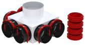 Verdeelunit Zehnder ComfoFresh CT220 Ø125mm | 6x Ø90 mm