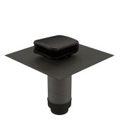 DDV Ubbink Valetis | Ø160-150mm | 15-67° | Geïsoleerd | Zw