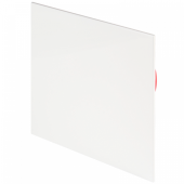 Designventiel Whisper | Ø125 | Vierkant | R9016 | AirBlocker