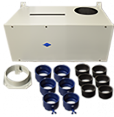 Plenum wand+plafondmontage Itho DF/QF | 8 aansluitingen