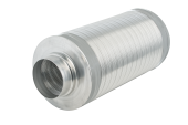 Geluiddemper spirobuis flexibel 50 | Ø125x1000mm | Alu