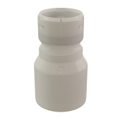 Koppelstuk Ubbink Rolux Flex | Flex60mm | Spie80mm | Transp.