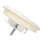 Afvoerventiel DEC DVSC Ø160mm | Klemveer | Metaal | Wit