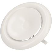 Toevoerventiel DEC DVSC-P Ø160mm | Klemveer | Metaal | Wit