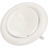 Toevoerventiel DEC DVSC-P Ø200mm | Klemveer | Metaal | Wit