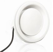 Afvoerventiel RV gest. Itho MLV MRV Ø125mm | Metaal | Wit