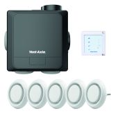 MV Vent-Axia Multihome BEP | RA + 4-st schakel. + 5x ventiel