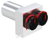 Roosterbox Zehnder ComfoCase TVA | 180° | Dubbel | RLC