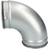 Bocht glad spirobuis Ø160mm | 90° | Safe