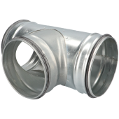 T-stuk spirobuis Ø100-100mm | 90° | Safe