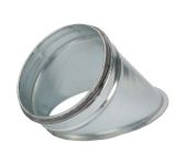 Vlakzadel spirobuis Ø250mm | 45° | Safe