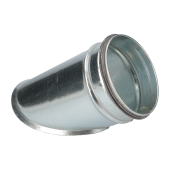 Safe zadelstuk 45° Ø125 mm op buis Ø125 mm