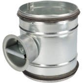 Safe regelklep stalen kwadrant Ø280 mm