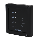 Schakelaar Vent-Axia | 4 standen | 230V | Bedraad | Zwart