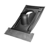 DDV-pan 166 Ubbink Ubiflex indekdeel | 35-55° | Zwart