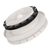 Toevoerventiel Luna S Ø125mm | KST | Wit