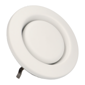 Afvoerventiel STC 1 Ø100/125mm | KST | Wit