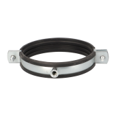 Beugel verzinkt Ø100mm | Rubber