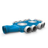 Instortverdeler Vent-Axia | 1xK 10xØ90mm 4xD | Hori. Ø125mm