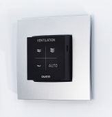 Vocht Ruimtesensor+bediening RF/Wired | Zwart