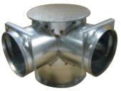 Wasemkap Zehnder roosterbox type TVA 2x90Z-d125