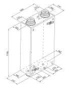 WTW Brink Renovent Sky 300+ Enthalpie