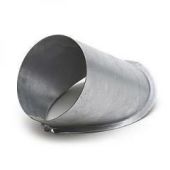 Zadel 45° Ø100 buis 315 mm