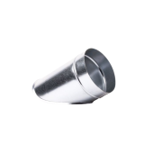 Vlakzadel spirobuis Ø150mm | 45°