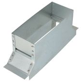 Zijaansluitstuk | 200x80mm | 90° | Instort | Stromend